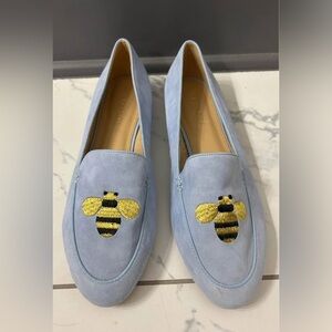 RYAN LOAFERS - SUEDE - BUMBLEBEE EMBROIDERED